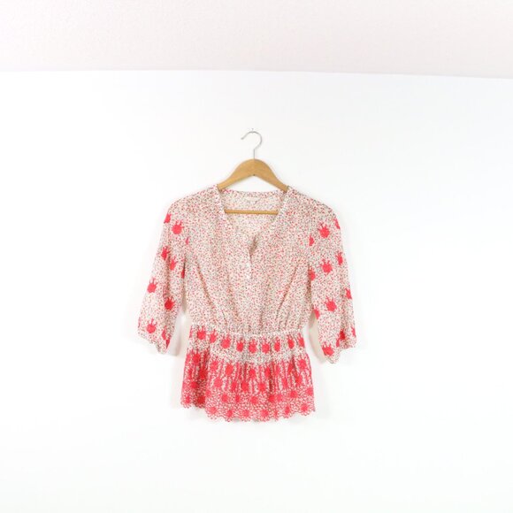 *Guess Floral Embroidered Blouse - Picture 3 of 8